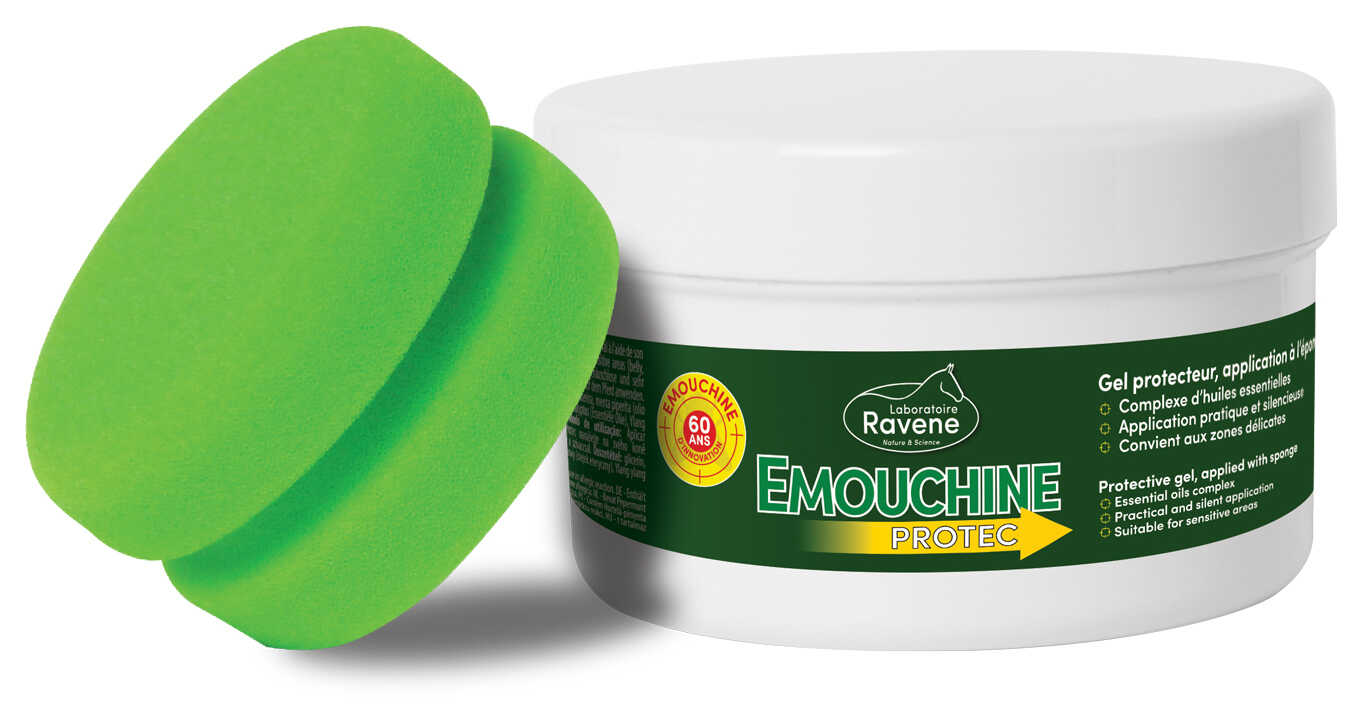 Émouchine Protec Gel RAVENE - pot + éponge